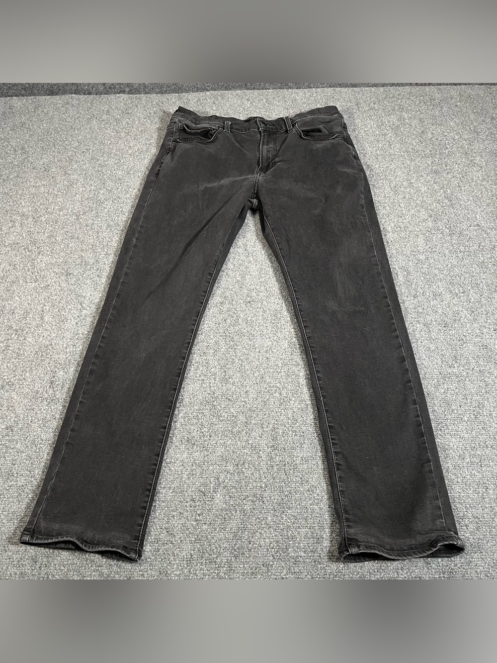Lucky Brand 410 Athletic Slim Straight Jeans Mens 32x30 Black Preppy Casual